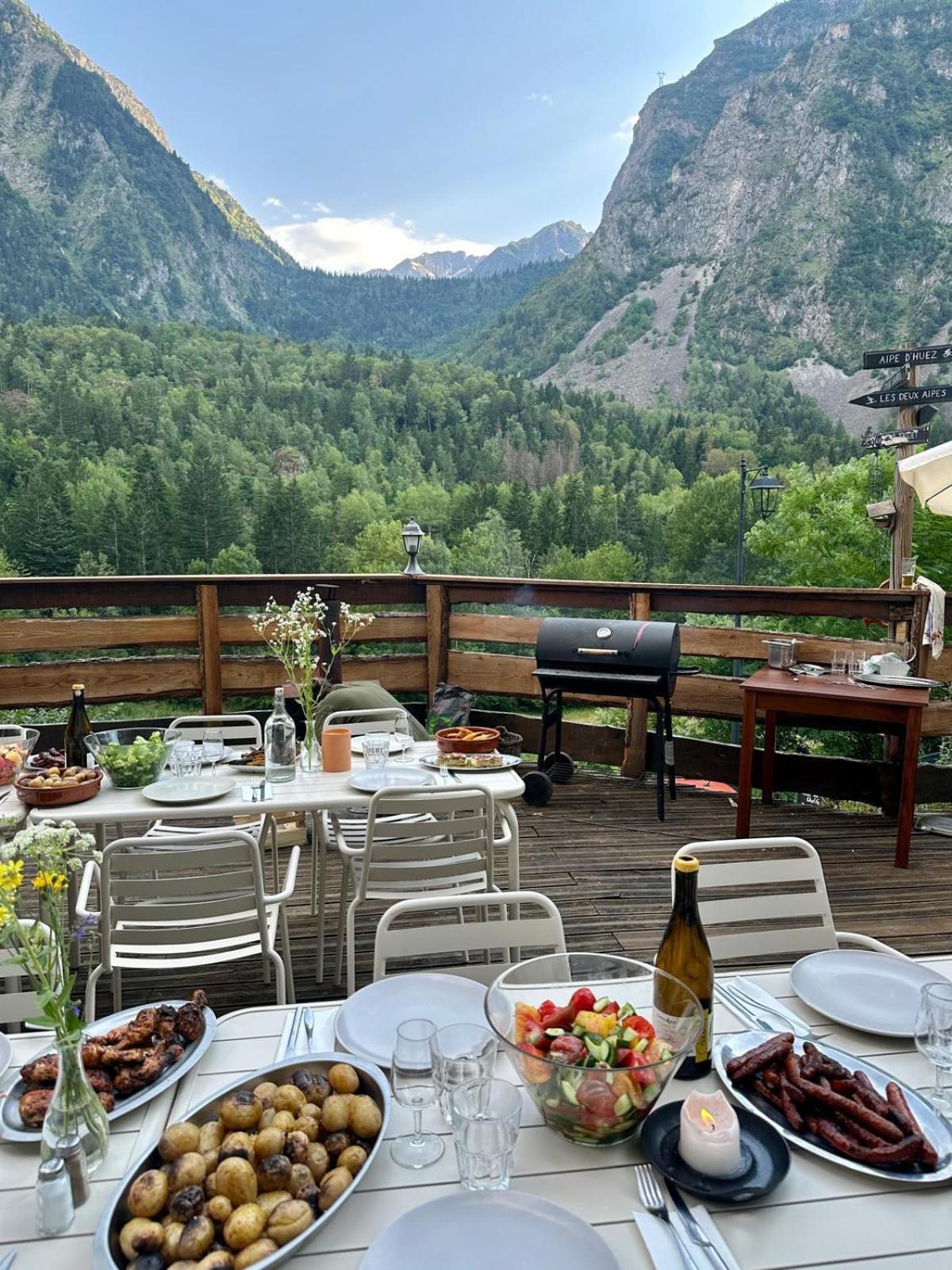 Hotel Au Bon Accueil Les Deux Alpes Bagian luar foto