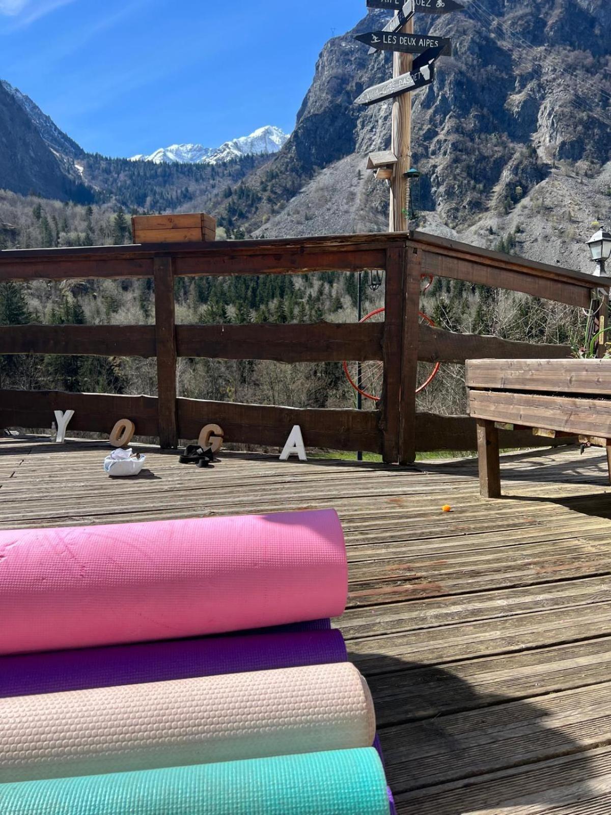 Hotel Au Bon Accueil Les Deux Alpes Bagian luar foto
