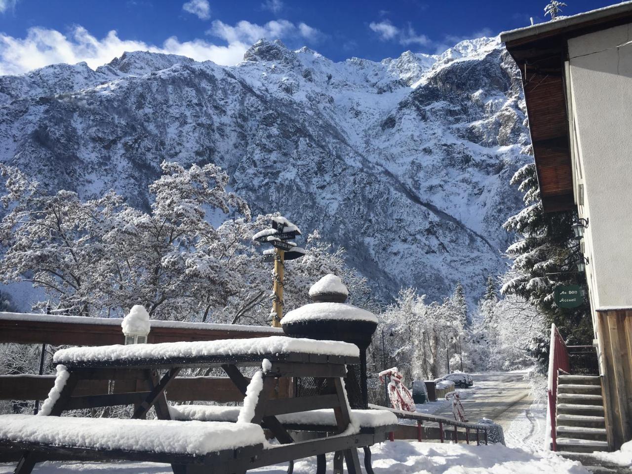 Hotel Au Bon Accueil Les Deux Alpes Bagian luar foto